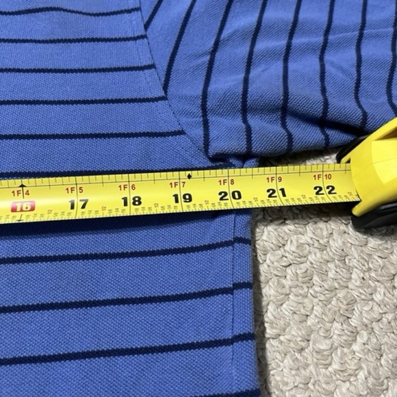 Brooks Brothers Performance Polo Shirt Striped Multicolor Slim Fit Size Medium - Picture 7 of 12